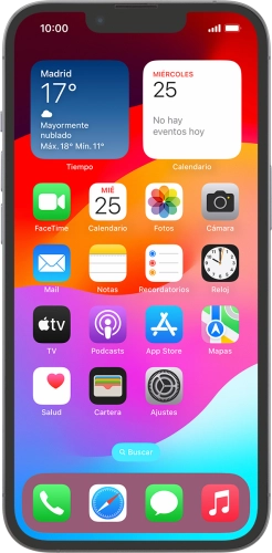 Imagen 1: Vista frontal del Apple iPhone 13 Pro - LightSkyBlue
