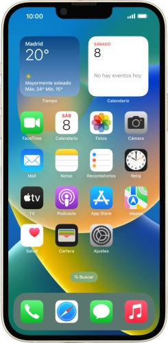 Imagen 1: Vista frontal del Apple iPhone 14 Plus - Silver