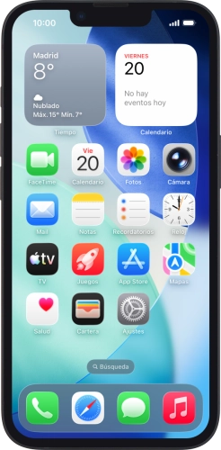Imagen 1: Vista frontal del Apple iPhone 17e - Black