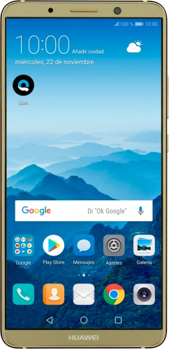 Imagen 1: Vista frontal del Huawei Mate 10 Pro - Silver