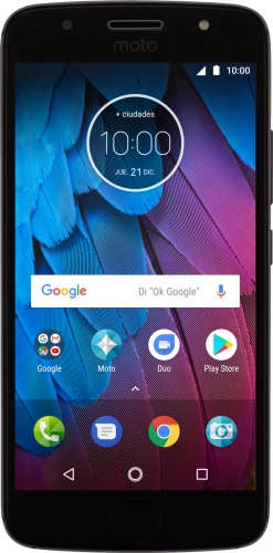 Imagen 1: Vista frontal del Motorola Moto G5S - DarkGray