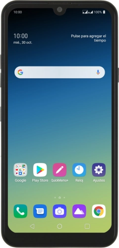 Imagen 1: Vista frontal del LG K40S - Black