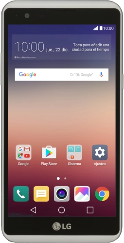 Imagen 1: Vista frontal del LG X power - Black