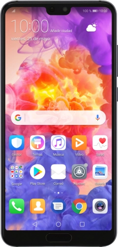 Imagen 1: Vista frontal del Huawei P20 Pro - Black