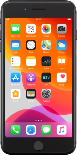 Imagen 1: Vista frontal del Apple iPhone 8 Plus - Black