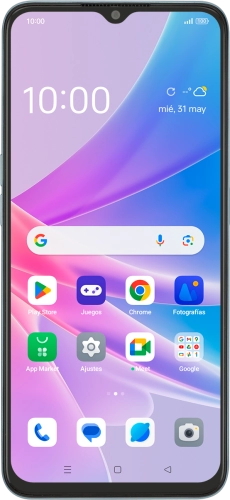 Imagen 1: Vista frontal del OPPO A78 5G - LightSkyBlue