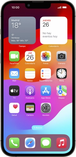 Imagen 1: Vista frontal del Apple iPhone 13 Pro Max - DarkGray