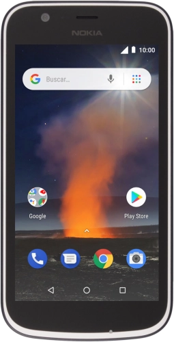 Imagen 1: Vista frontal del Nokia 1 - MidnightBlue