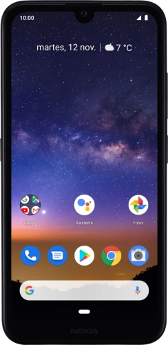 Imagen 1: Vista frontal del Nokia 2.2 - Black