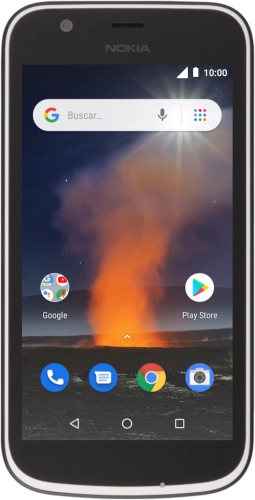 Imagen 1: Vista frontal del Nokia 1 - MidnightBlue