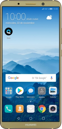Imagen 1: Vista frontal del Huawei Mate 10 Pro - Silver