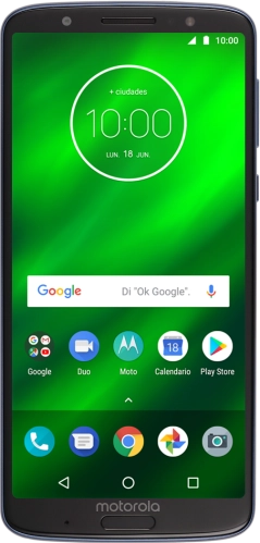 Imagen 1: Vista frontal del Motorola Moto G6 Plus - Black