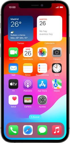 Imagen 1: Vista frontal del Apple iPhone 12 Pro - DarkGray