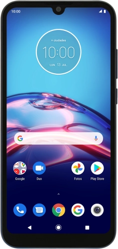 Imagen 1: Vista frontal del Motorola Moto E6s (2020) - MidnightBlue