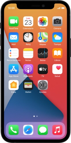Imagen 1: Vista frontal del Apple iPhone 12 mini - Black
