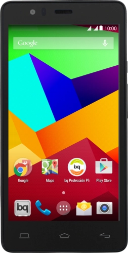 Imagen 1: Vista frontal del bq Aquaris E5 - Black