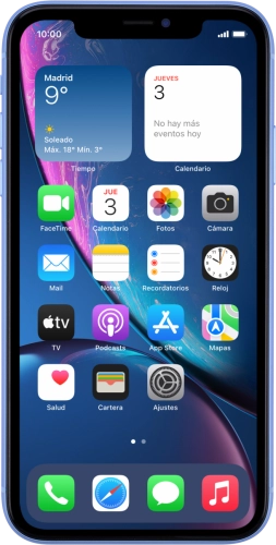 Imagen 1: Vista frontal del Apple iPhone XR - Black