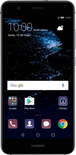 Imagen 1: Vista frontal del Huawei P10 Lite - Black