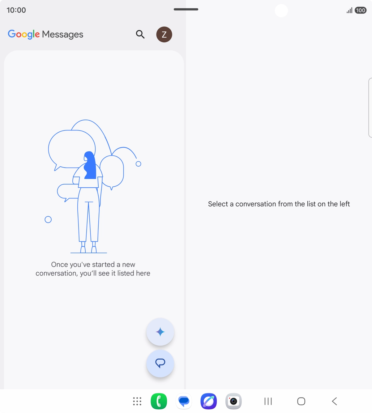 Press the Home key to return to the home screen.