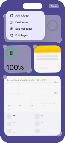 Press Add Widget.