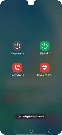 Válaszd a Kikapcsolás lehetőséget.