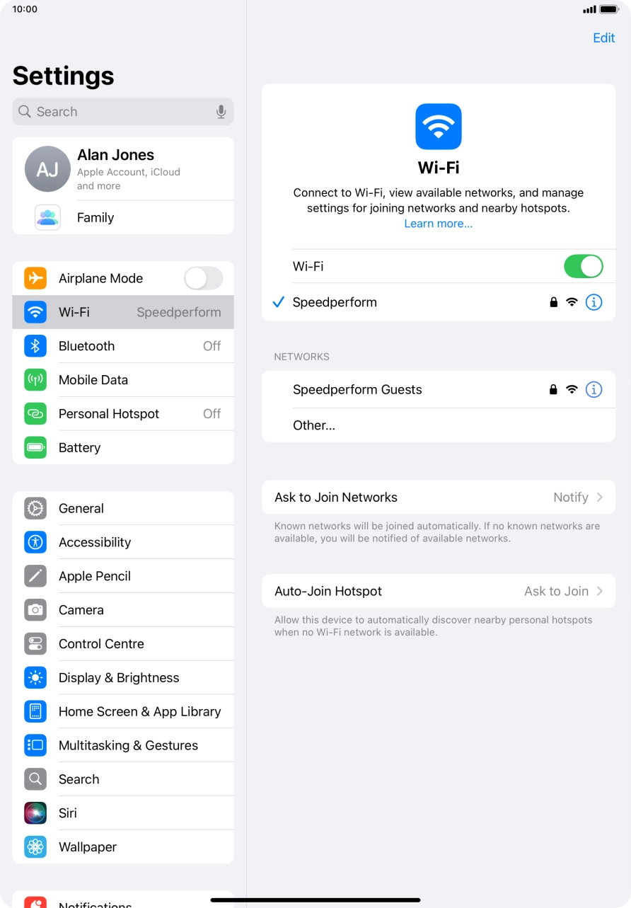 Slide your finger upwards starting from the bottom of the screen to return to the home screen.