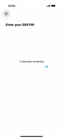 If your SIM is locked, key in your SIM PIN and press OK. The default SIM PIN is 0000.