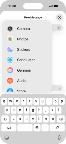 Press Genmoji.