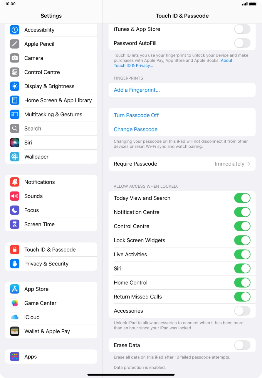 Press the indicator next to Press the indicator next to