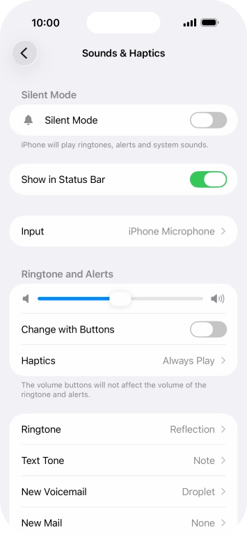 Press Ringtone.
