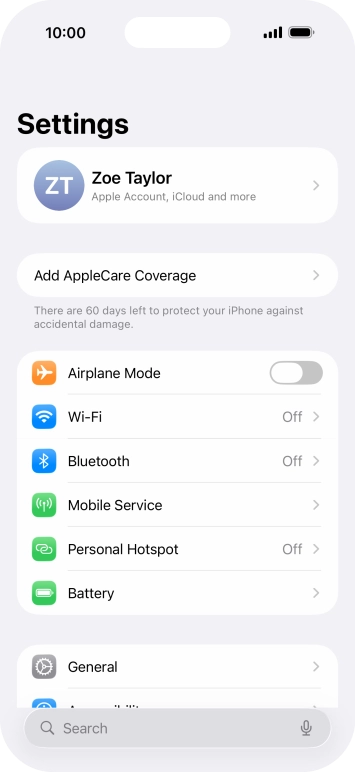 Press Mobile Service.