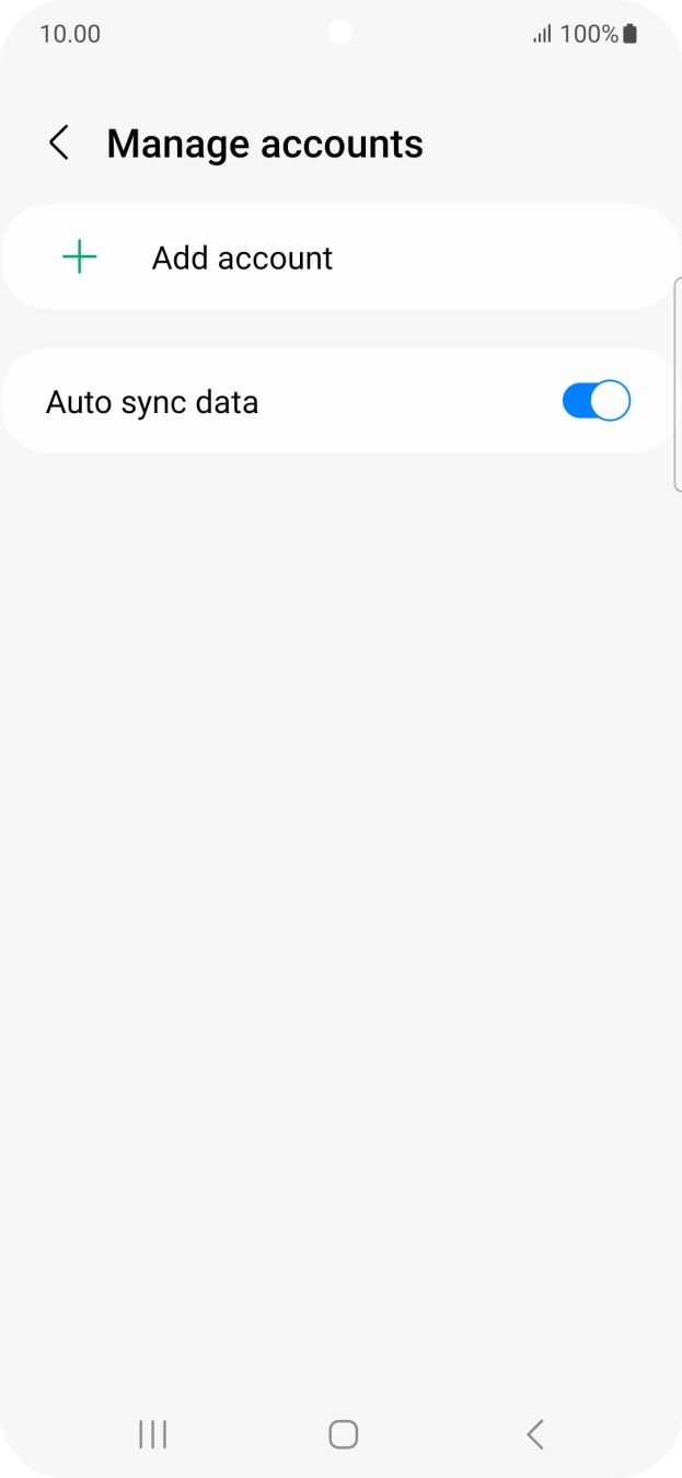 Press Add account. Press Add account.