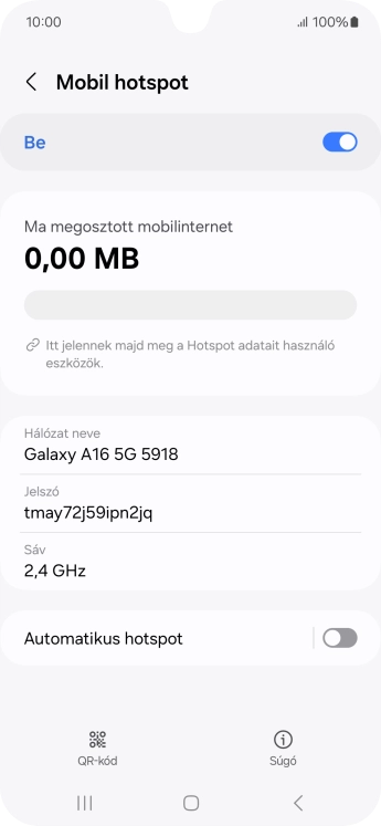 A befejezéshez, és ahhoz, hogy visszatérhess a főképernyőhöz, nyomd meg a főgombot.