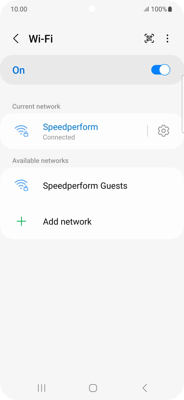 Press the Home key to return to the home screen.