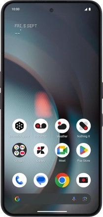 Image 1: Front view of the Nothing Phone (3)