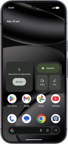 Imagen 1: Vista frontal del Google Pixel 10 Pro - Black