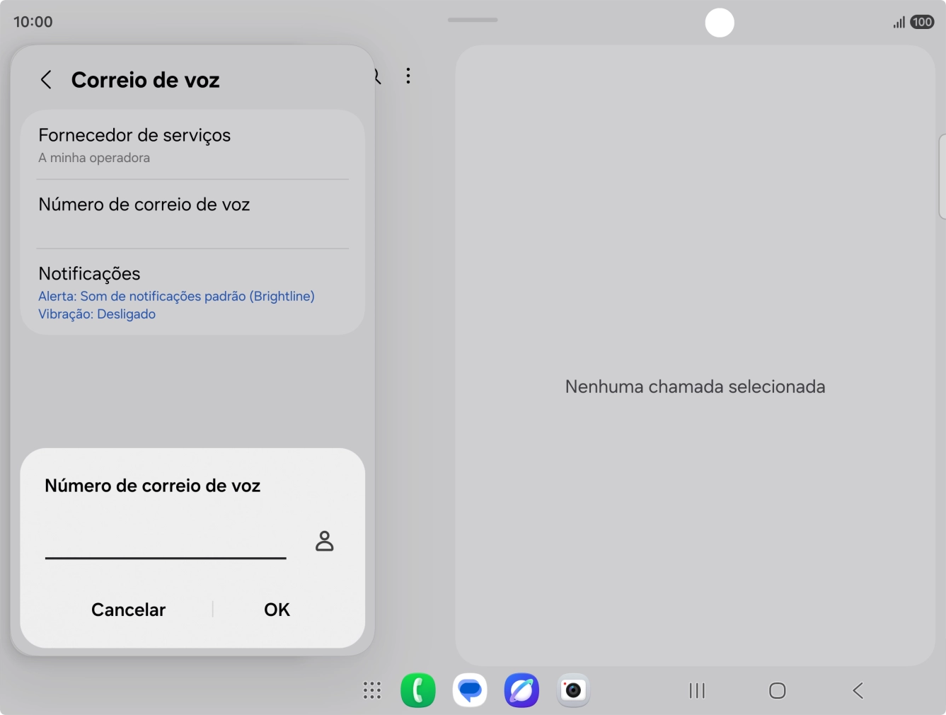 Introduza 123 e prima OK.