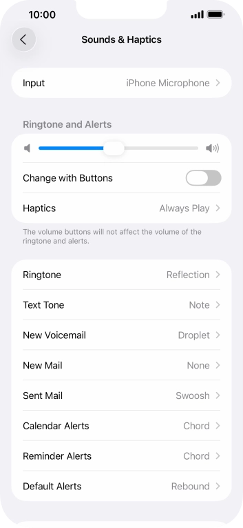 Press Ringtone.