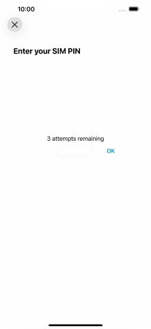 If your SIM is locked, key in your SIM PIN and press OK. The default SIM PIN is 0000.