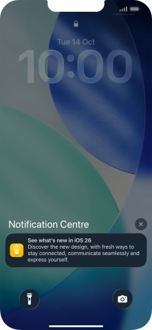 Press the required notification and follow the instructions on the screen to use the selected function. Press the required notification and follow the instructions on the screen to use the selected function.