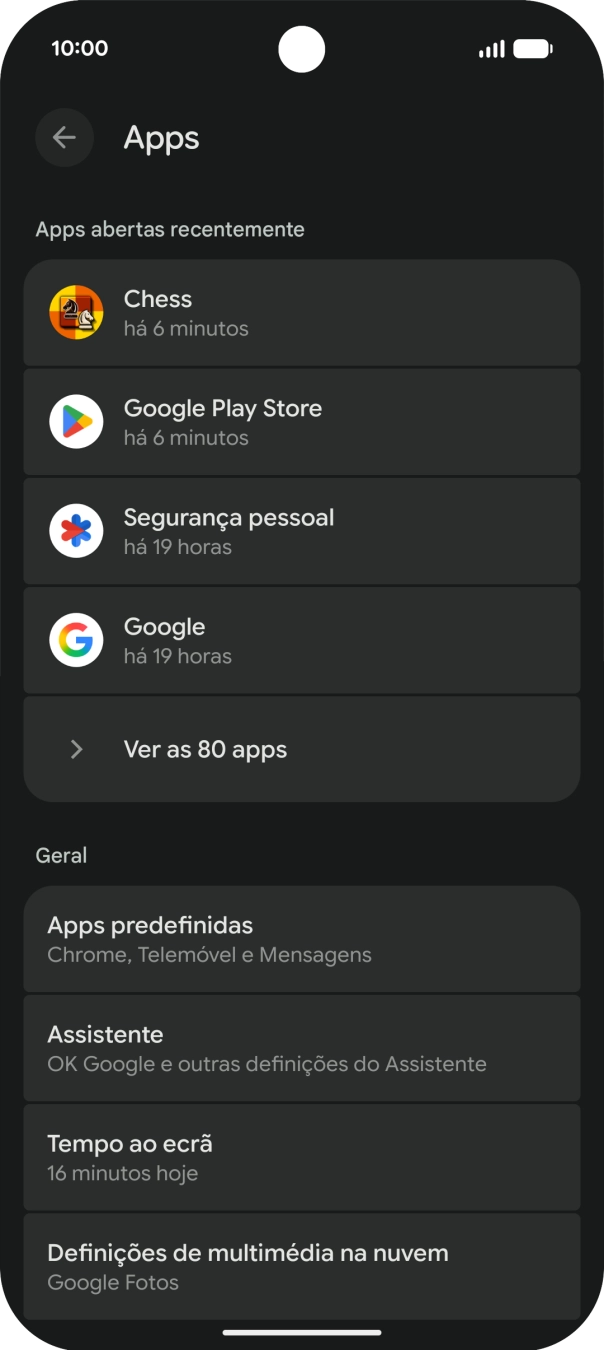 Prima Ver as (X) apps.