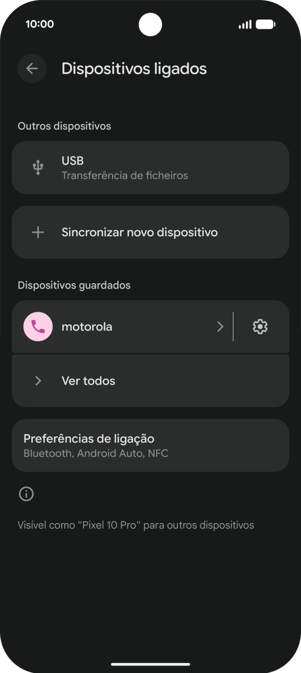 Para voltar ao ecrã inicial, deslize o dedo de baixo para cima a partir da base do ecrã.
