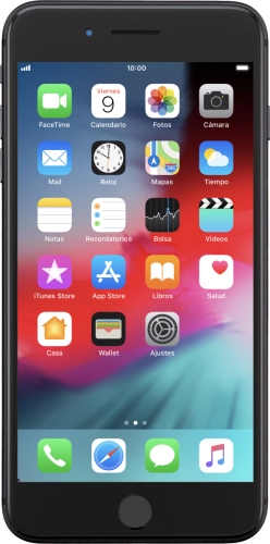 Imagen 1: Vista frontal del Apple iPhone 8 Plus - Black