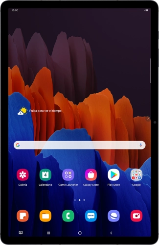 Imagen 1: Vista frontal del Samsung Galaxy Tab S7+ 5G - Black
