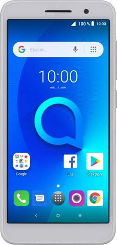 Imagen 1: Vista frontal del Alcatel 1 - Silver
