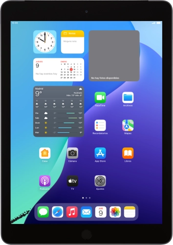 Imagen 1: Vista frontal del Apple iPad (8th Generation) - DarkGray