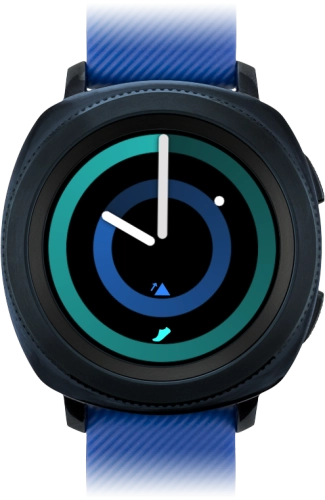 Imagen 1: Vista frontal del Samsung Gear Sport - MidnightBlue