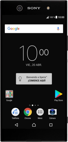 Imagen 1: Vista frontal del Sony Xperia XA1 Ultra - Black