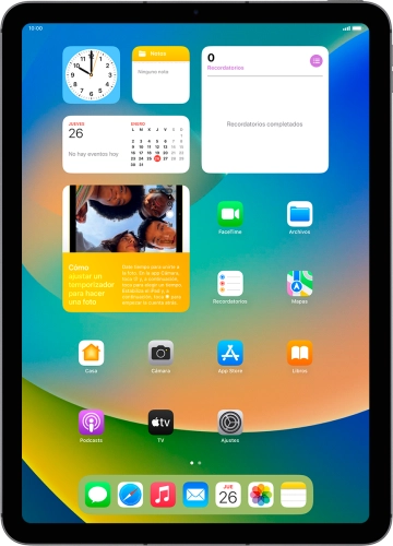 Imagen 1: Vista frontal del Apple iPad (10th Generation) - Silver