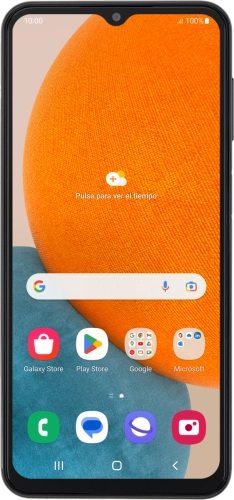 Imagen 1: Vista frontal del Samsung Galaxy A23 5G - Black